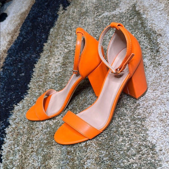 COASIS Women's Chunky Block Heels Open Toe Ankle Strap 3.5" Sandals 8.5 Worn 1X - Picture 4 of 14